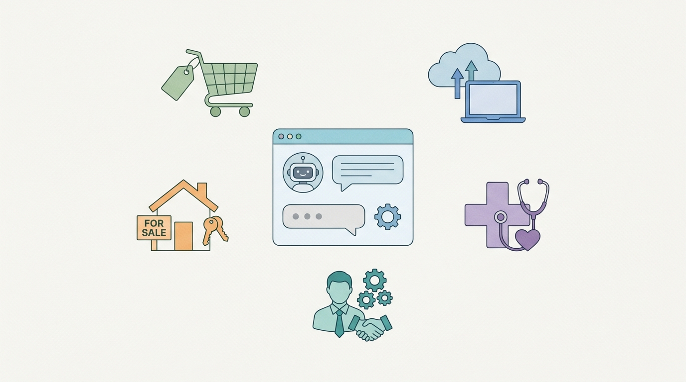 5 Industries That Benefit Most from AI-Powered Website Chat