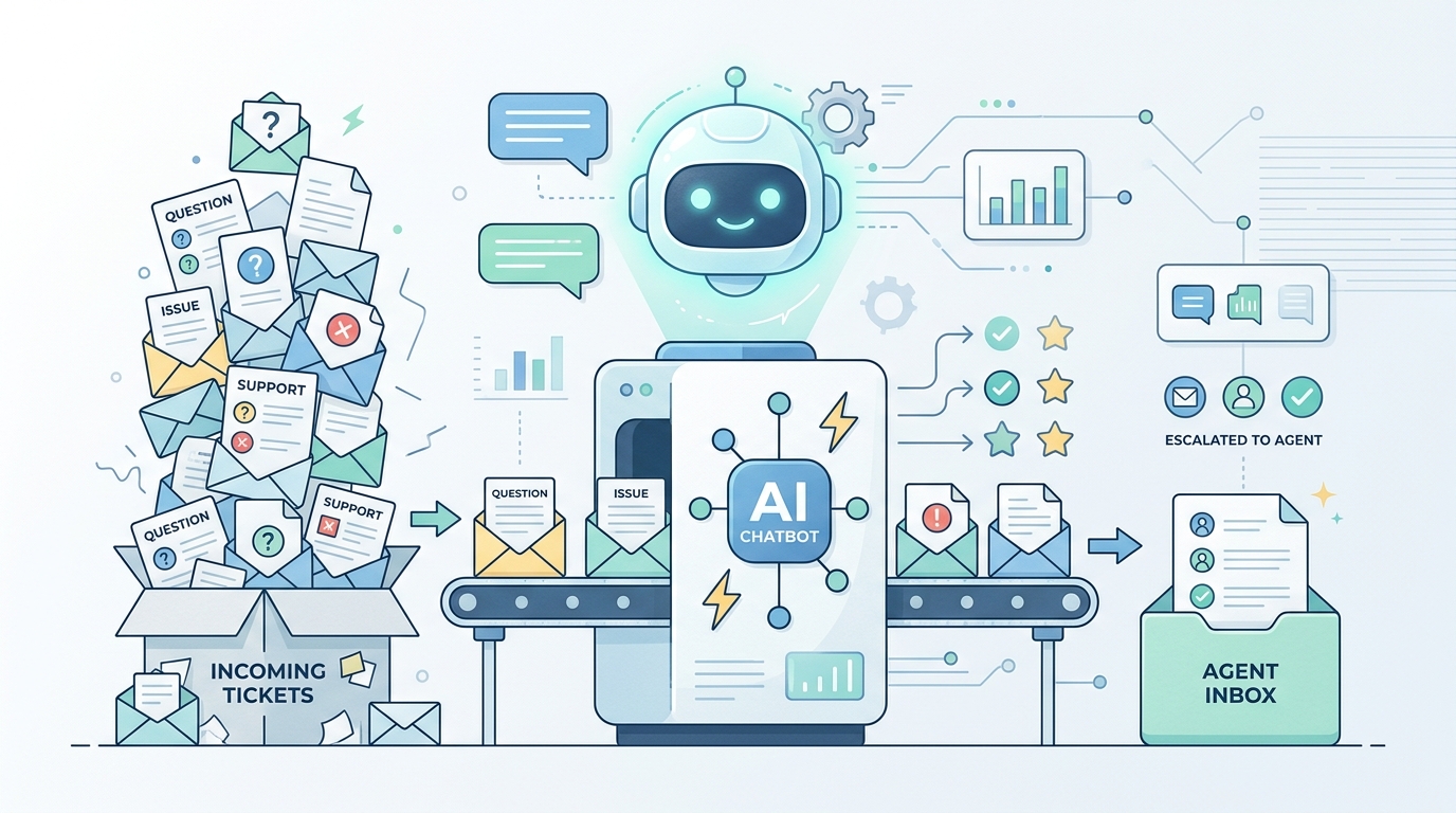 8 Ways AI Chatbots Reduce Support Ticket Volume